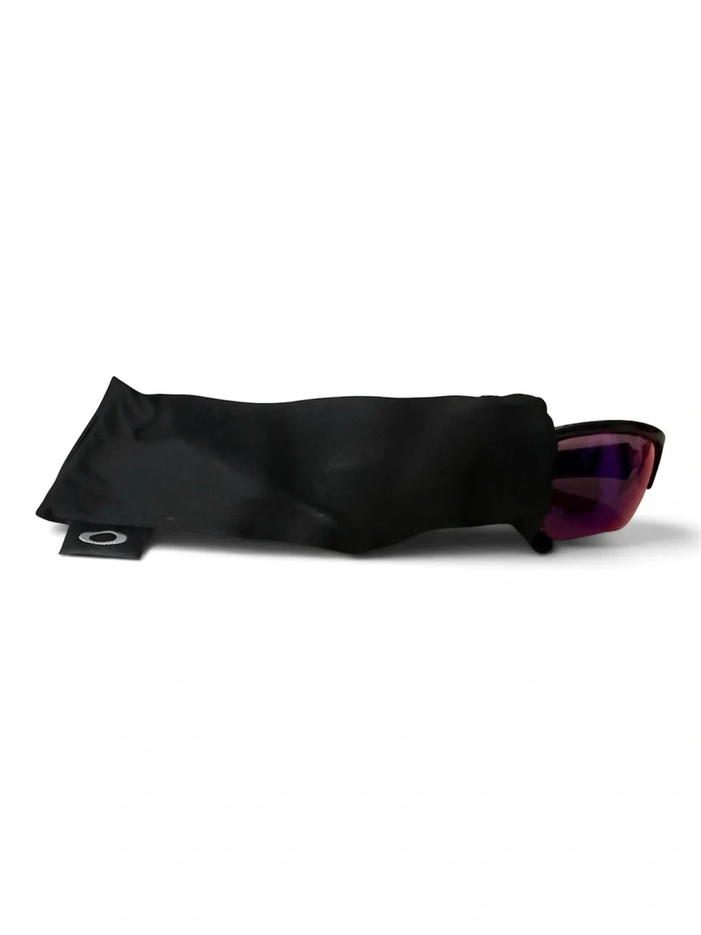 Oakley Black & Red Sport Sunglasses with Rose-Tinted Lenses
